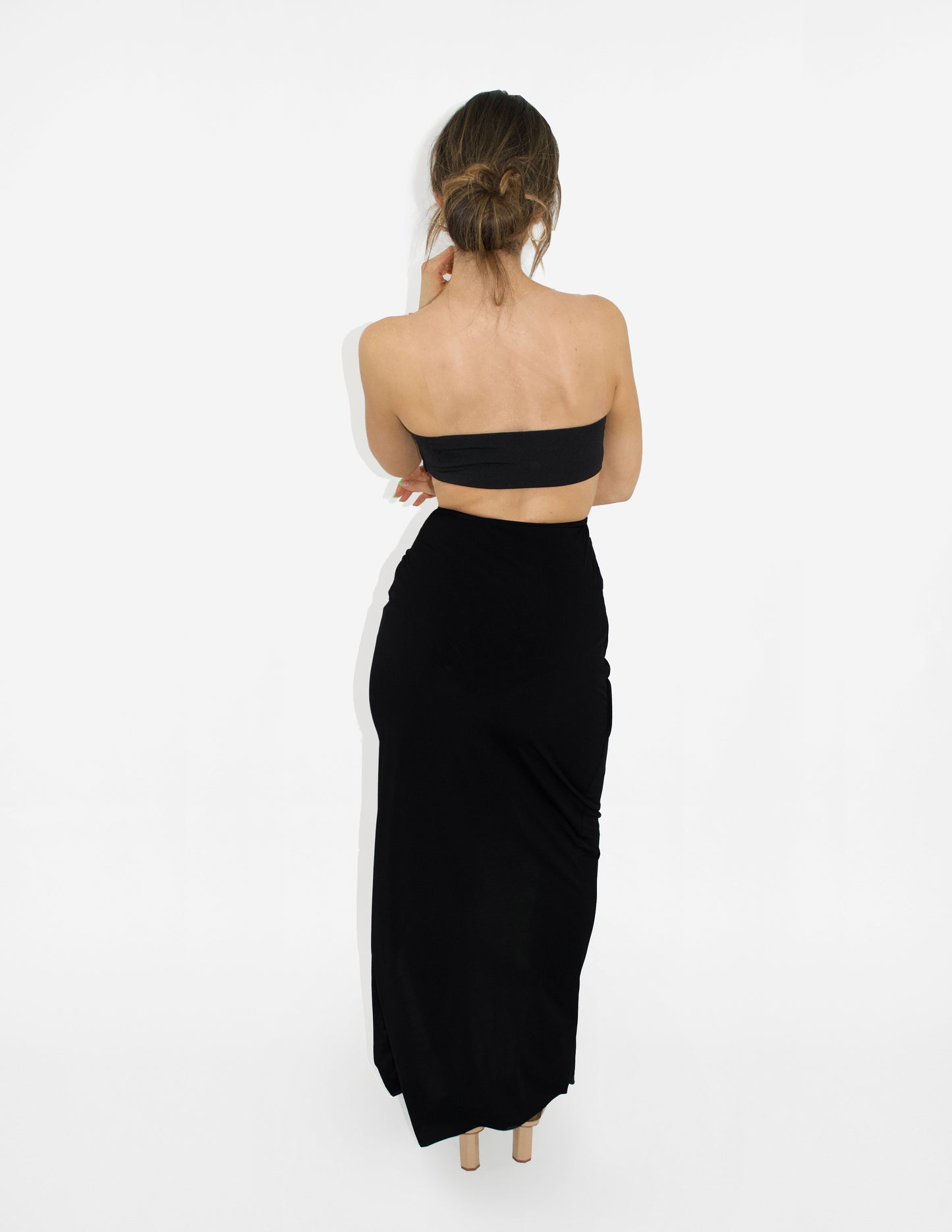 Sleeveless Cut Out Gown
