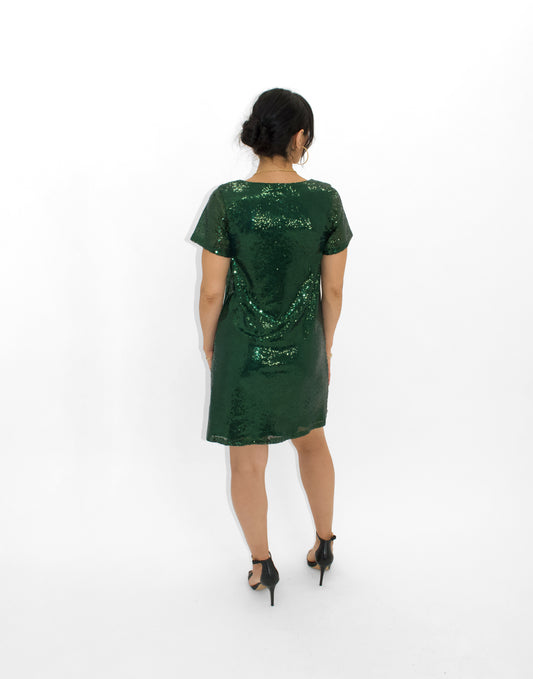 Emerald Stella Mini Shift Dress