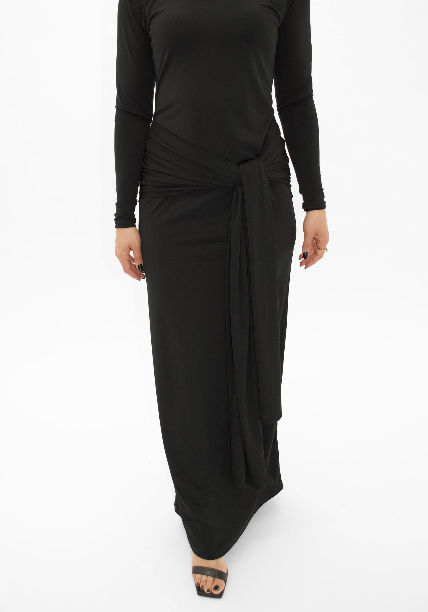 Sev Tie Front Maxi Dress