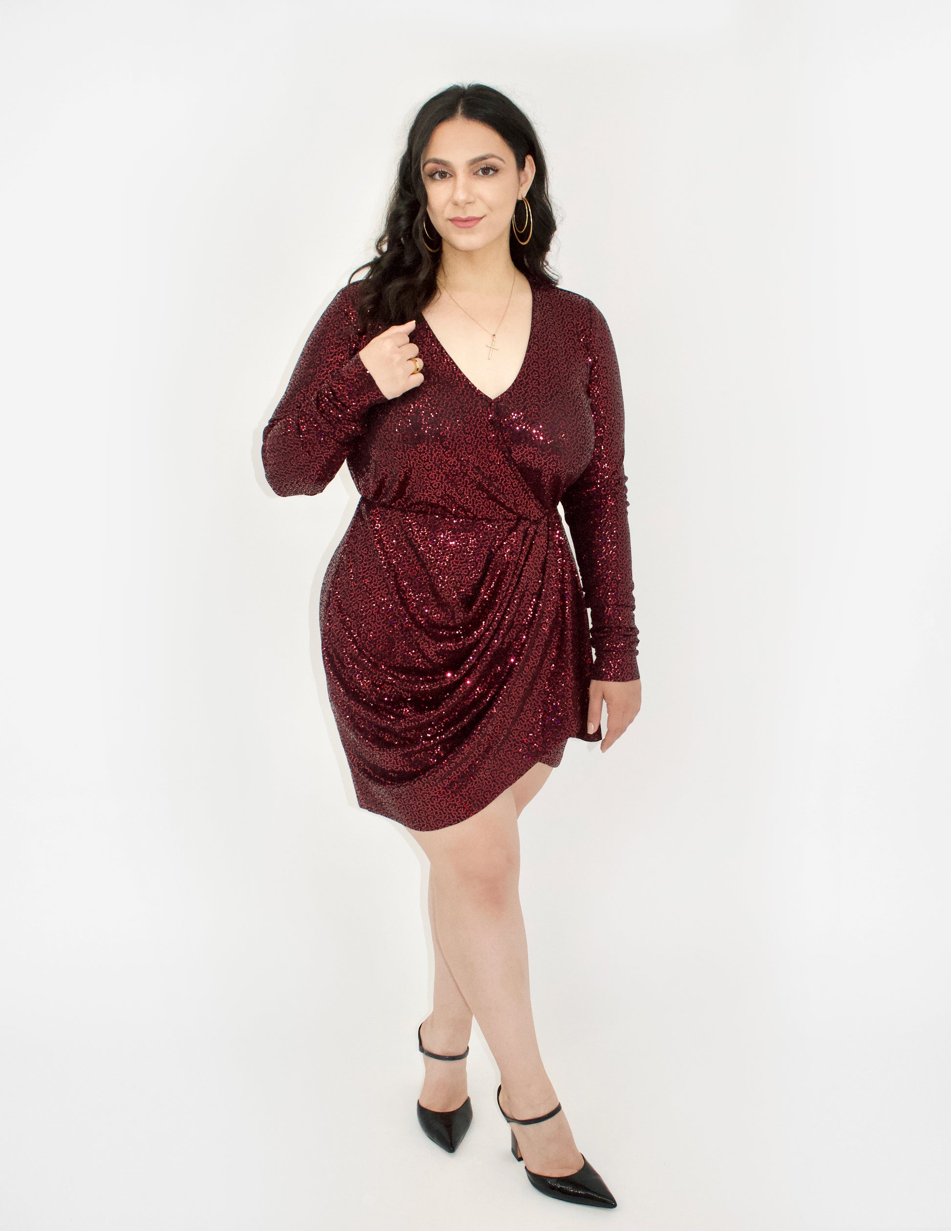 Garnet Surplice Mini Dress Kristina Keurjikian Garnet Surplice Mini Dress Kristina Keurjikian