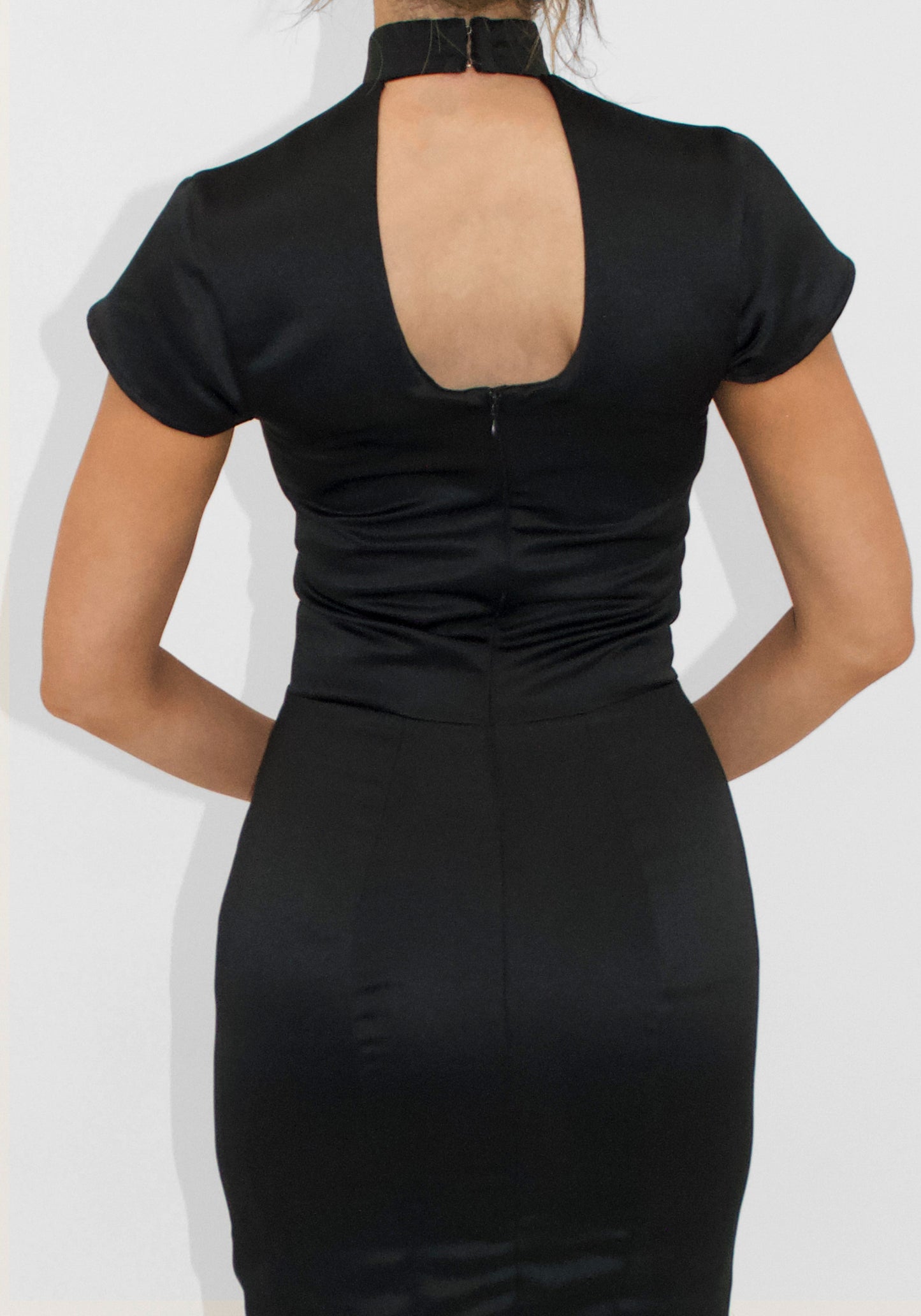 Black Gem Mermaid Gown